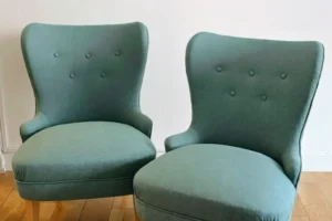 emmafåtöljer, möbeltapetsering, möbeltapetserare, tyg ginger 23 lauritzon